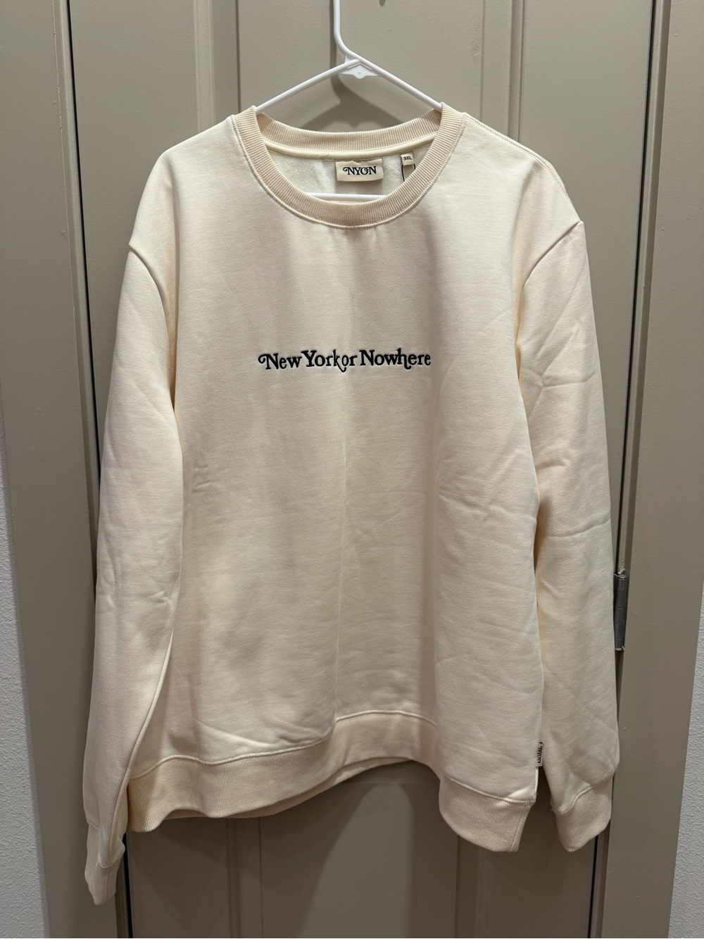 Cream Crewneck Sweatshirt - New York or Nowhere